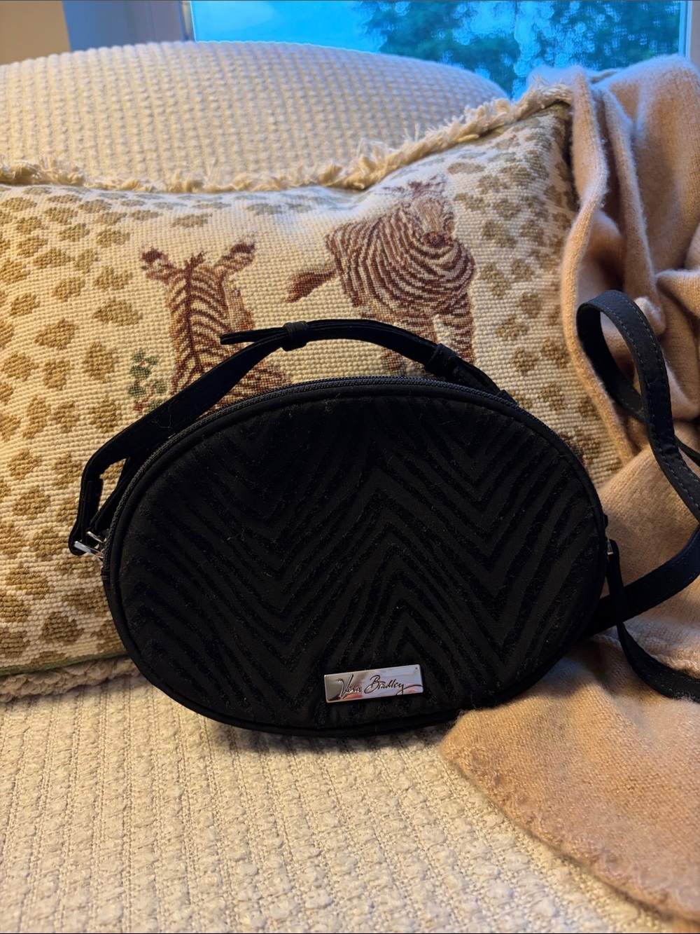 Vera Bradley Zebra flock crossbody bag